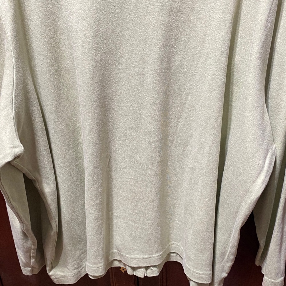 Basic Editions Plus Vintage Size 3x Light Green C… - image 8